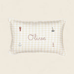 Nautical Cushion - Namesake Embroidery Studio