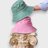 Multi-Colour Text Bucket Hat