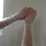 Embroidered Bridal Gloves