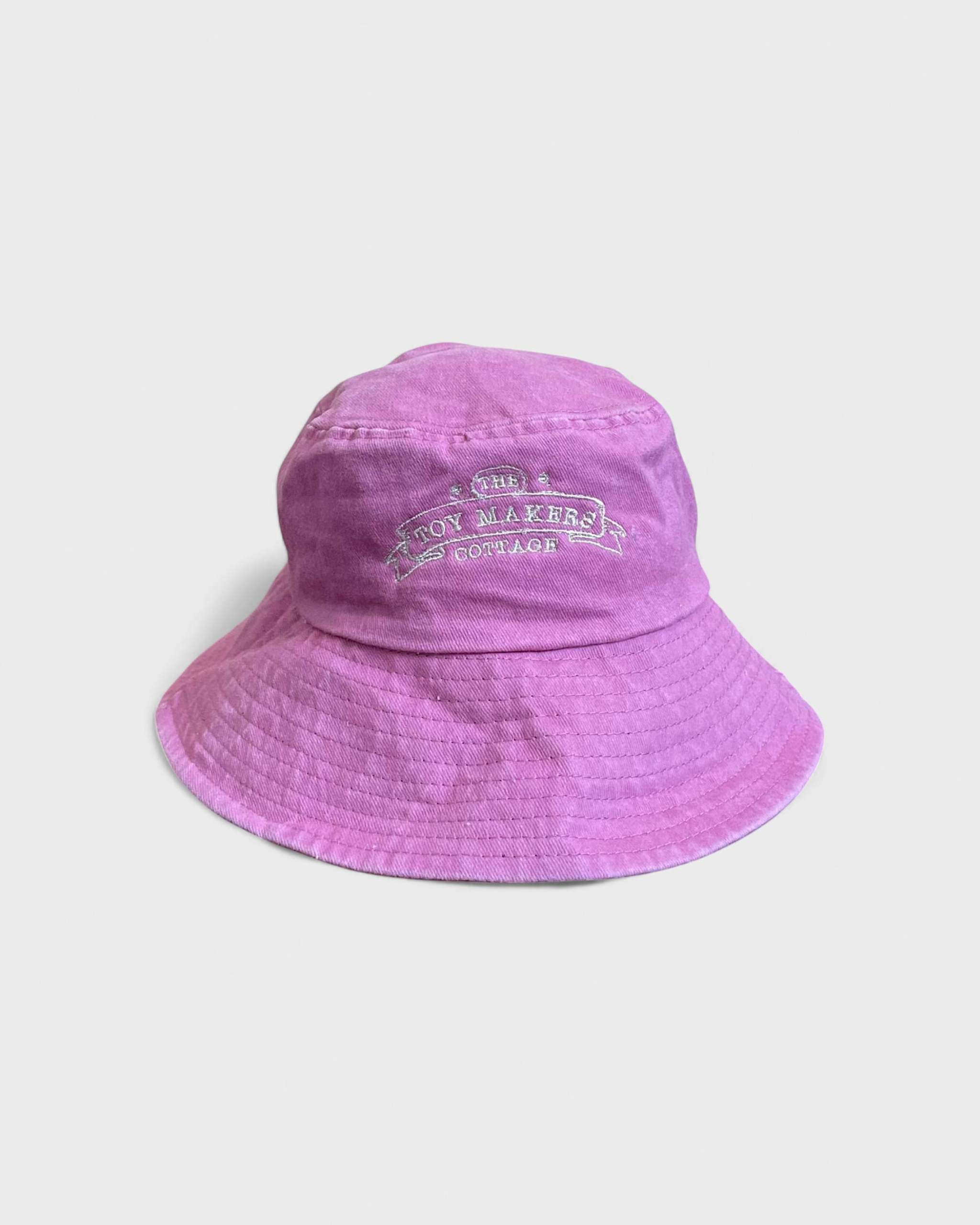 TMC Personalised Bucket Hat for kids, pink, embroidered, 100% washed cotton.