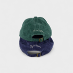 Dalmatian personalised hat with custom embroidery on the back, featuring washed cotton material in classic baseball fit.