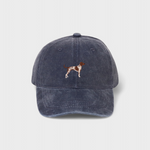Personalised German Shorthaired Pointer embroidered hat in washed cotton baseball style