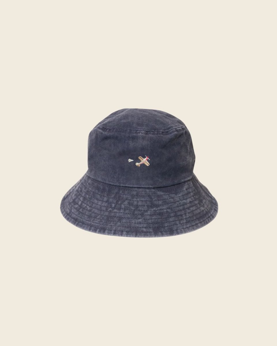 Airplane Personalised Bucket Hat - Namesake Embroidery Studio
