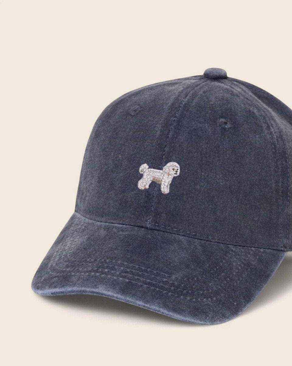 Bichon Frise Personalised Cap - Namesake Embroidery Studio