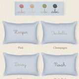 Botanical Linen Cushion - Namesake Embroidery Studio