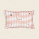 Botanical Linen Cushion - Namesake Embroidery Studio