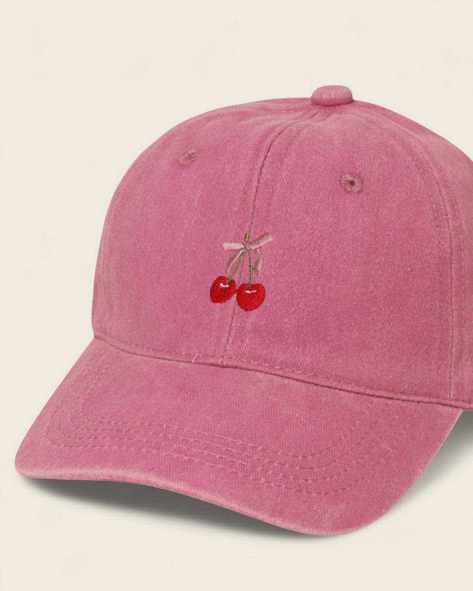 Cherries Personalised Hat - Namesake Embroidery Studio