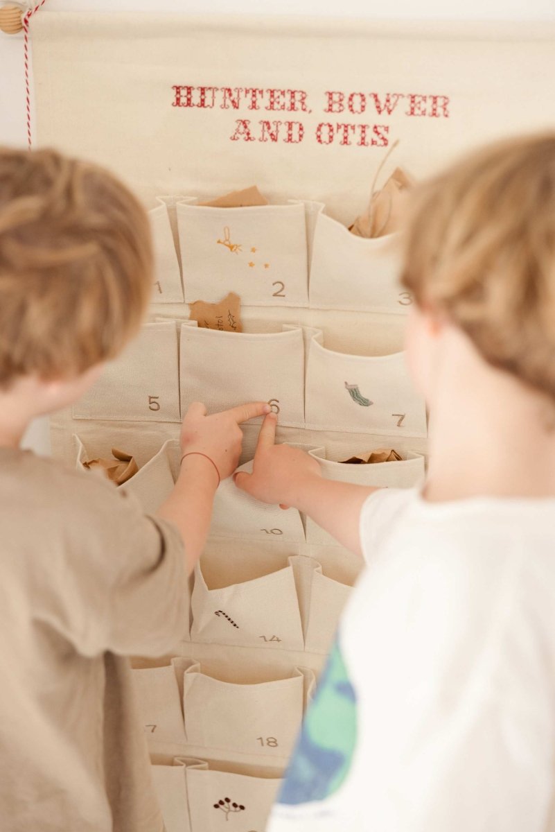 Embroidered Advent Calendar - Namesake Embroidery Studio