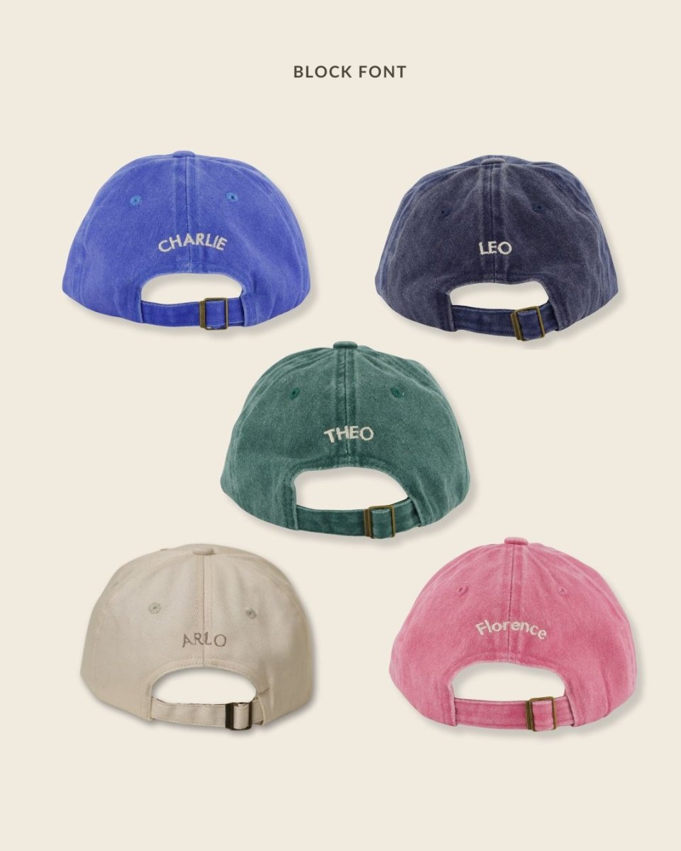 Greyhound/Whippet Personalised Hat - Namesake Embroidery Studio