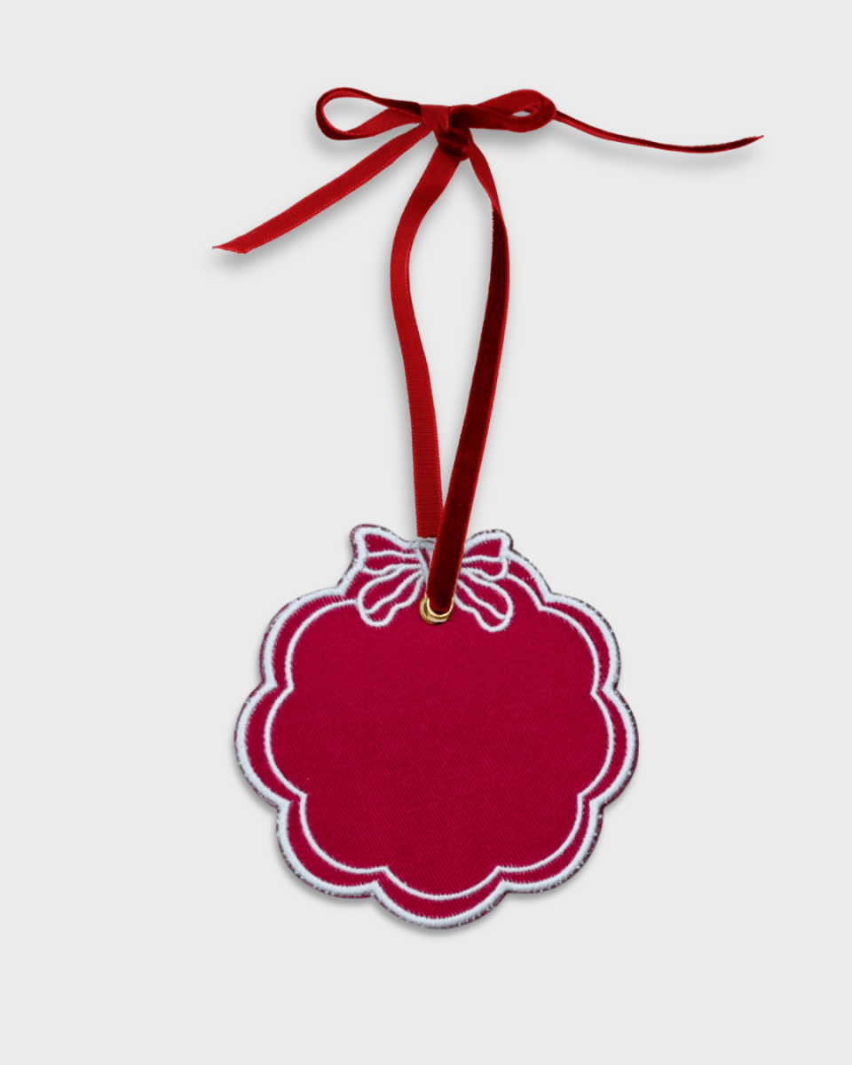 Initials Ornament - Namesake Embroidery Studio