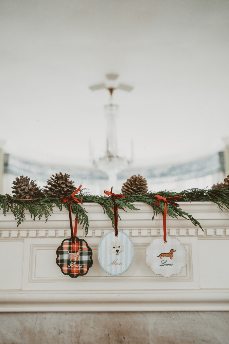 Initials Ornament - Namesake Embroidery Studio
