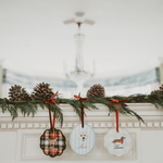 Initials Ornament - Namesake Embroidery Studio