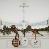 Initials Ornament - Namesake Embroidery Studio