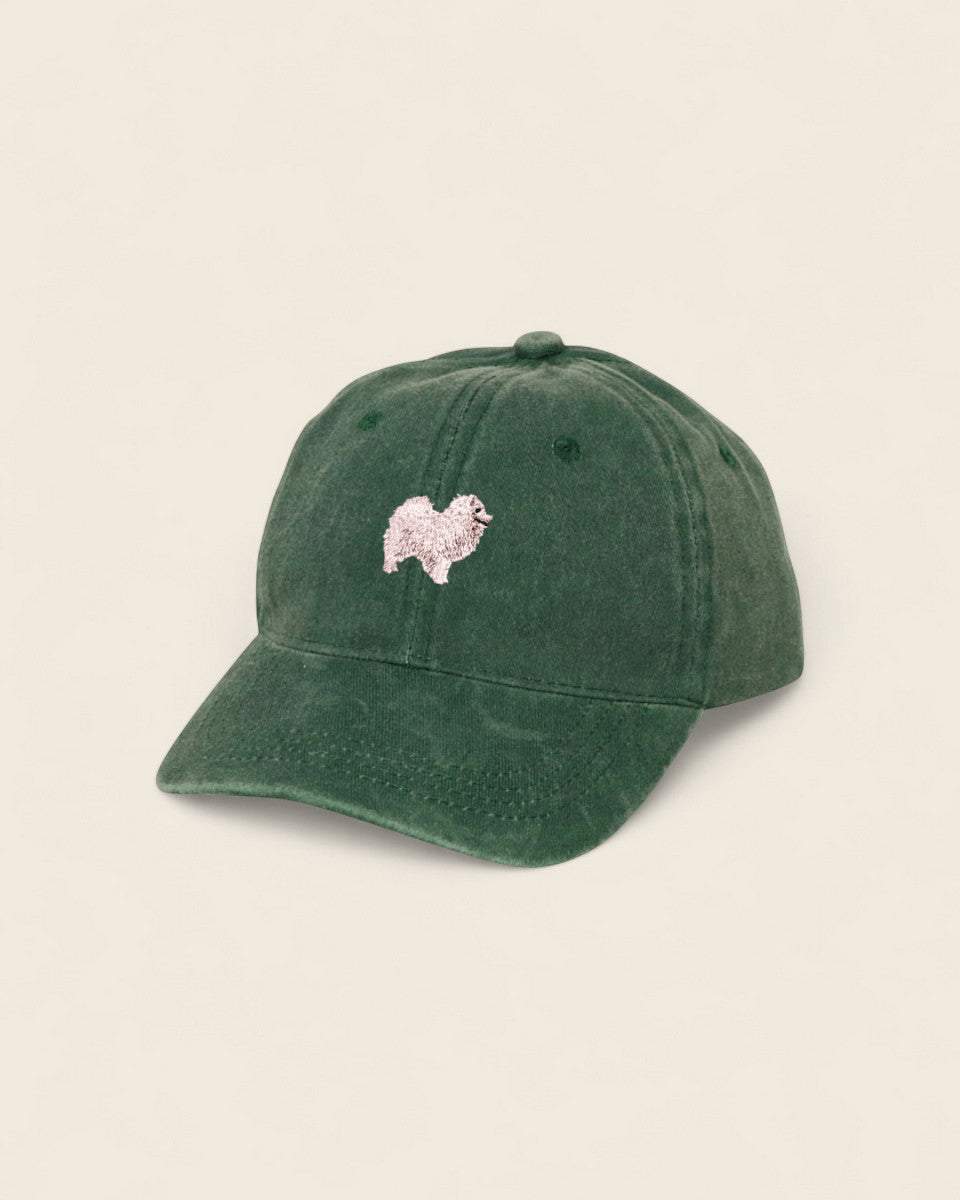 Japanese Spitz Personalised Hat - Namesake Embroidery Studio