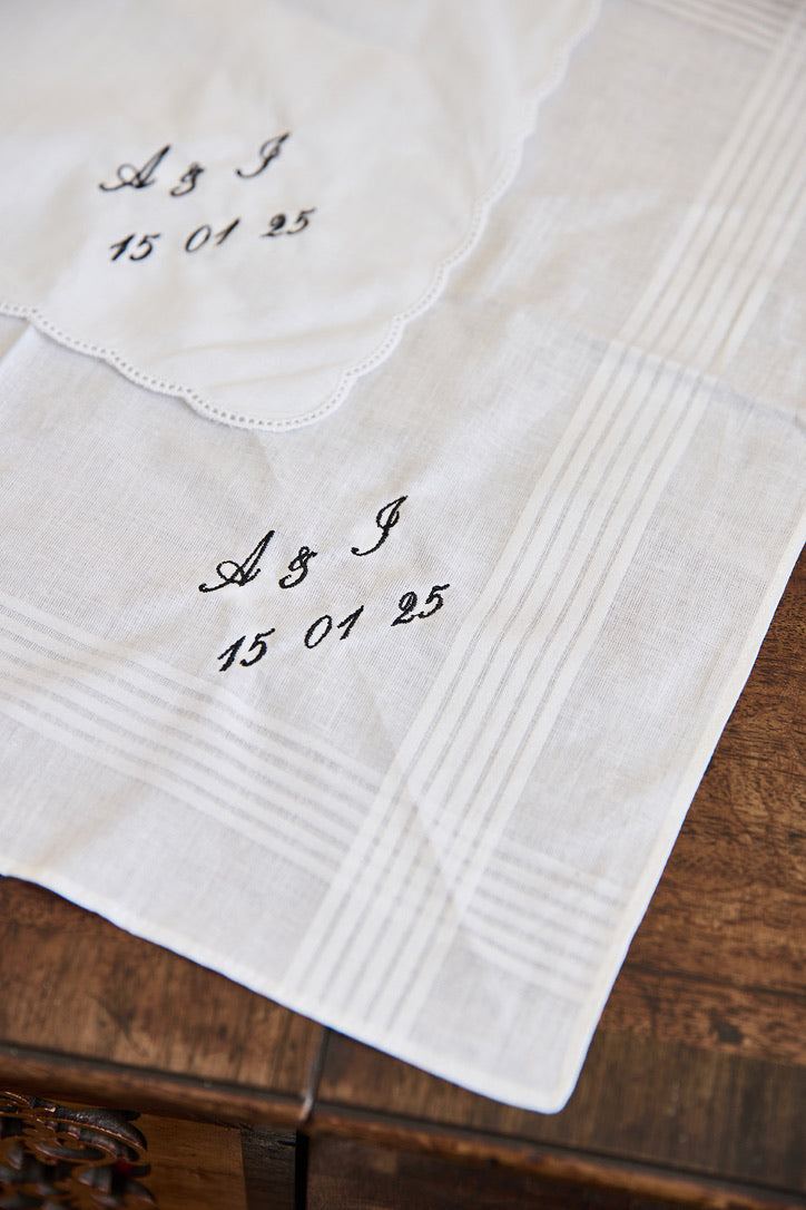 Men's Handkerchief - Namesake Embroidery Studio
