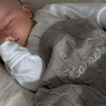 Merino Baby Blanket - Balloons Design - Namesake Embroidery Studio