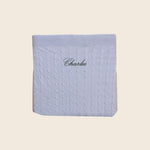 Merino Baby Blanket - Name Only - Namesake Embroidery Studio
