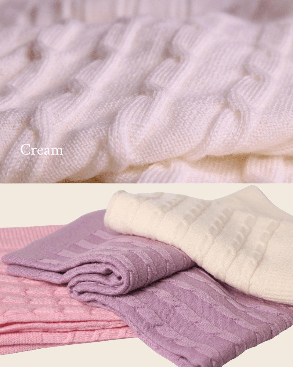 Merino Baby Blanket - Name Only - Namesake Embroidery Studio