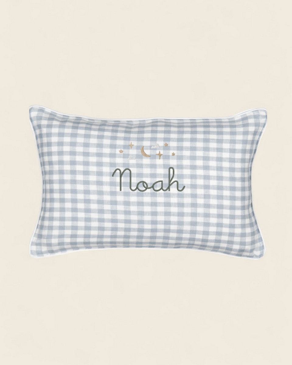 Moon and Stars Cushion - Namesake Embroidery Studio