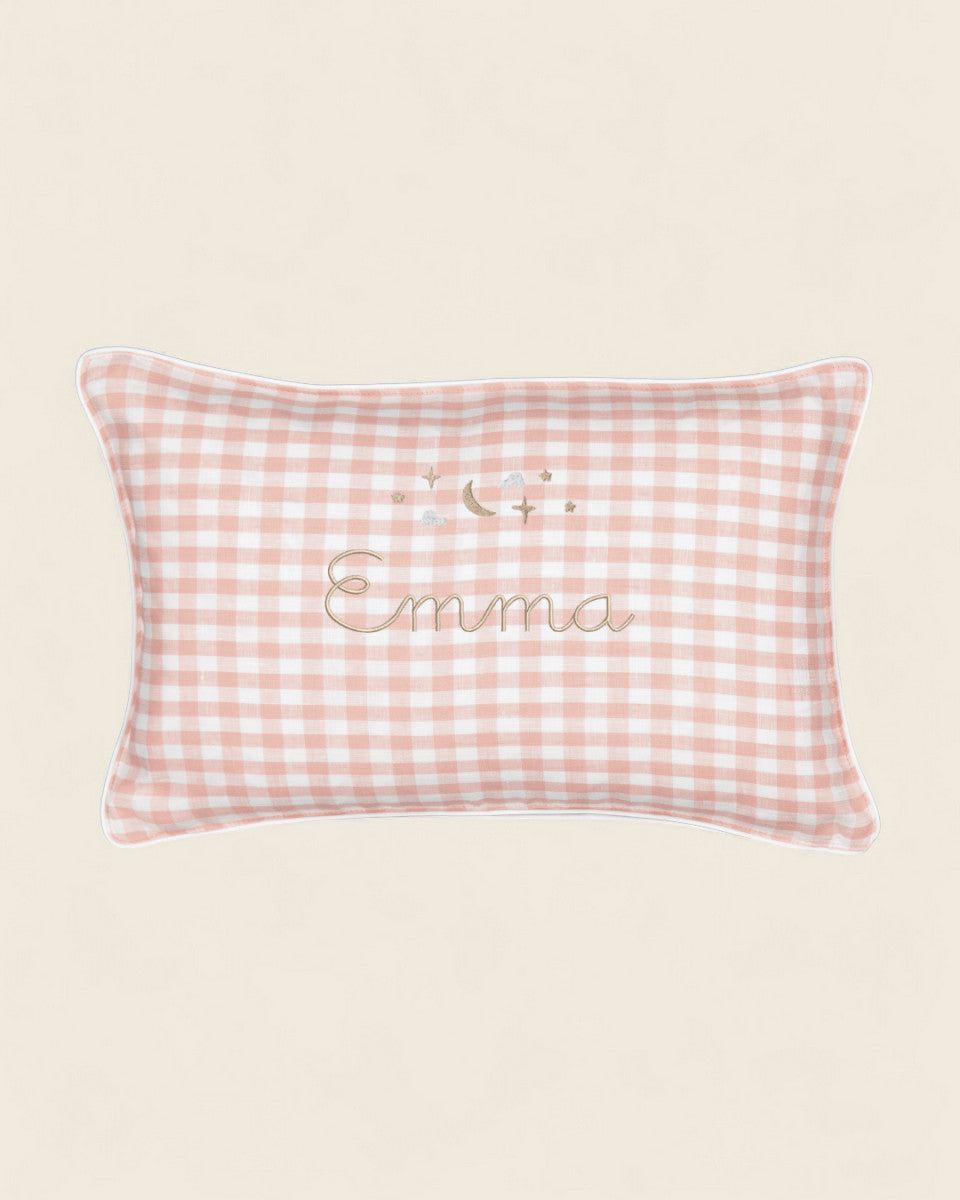 Moon and Stars Cushion - Namesake Embroidery Studio