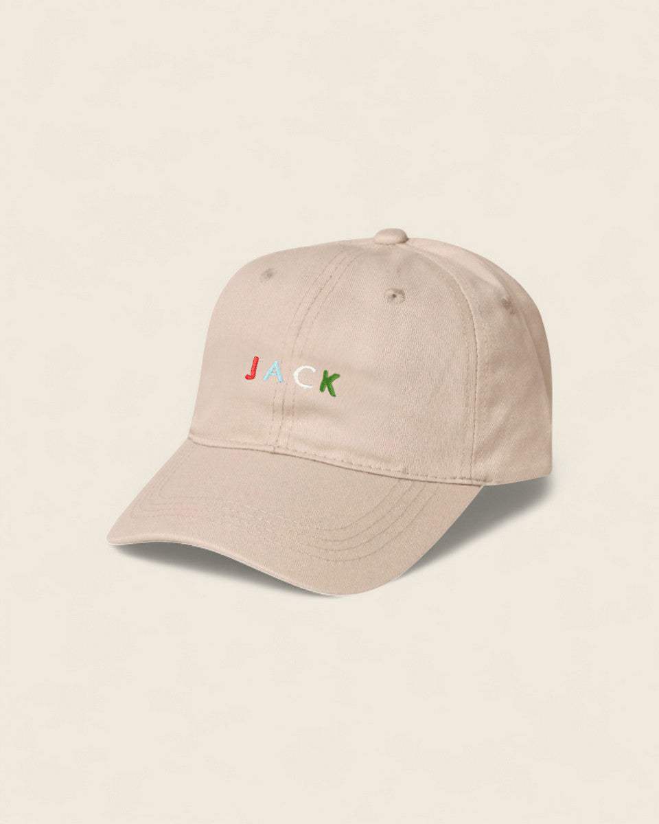 Multi - Colour Text Cap - Namesake Embroidery Studio