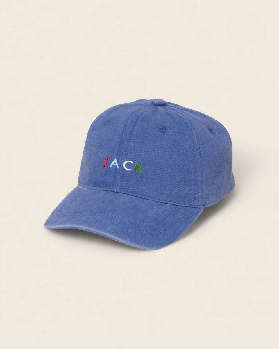 Multi - Colour Text Cap - Namesake Embroidery Studio