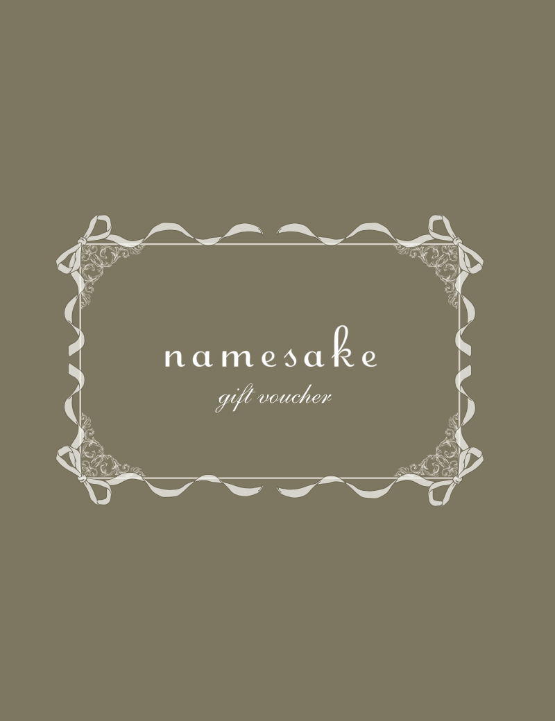 Namesake Gift Card - Namesake Embroidery Studio
