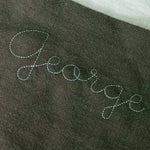 Kids Forest Green Linen Apron