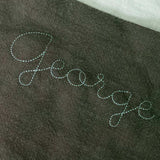 Kids Forest Green Linen Apron