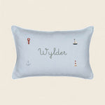 Nautical Cushion - Namesake Embroidery Studio