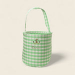 Personalised Storage Bucket - Bunny and Carrots - Namesake Embroidery Studio