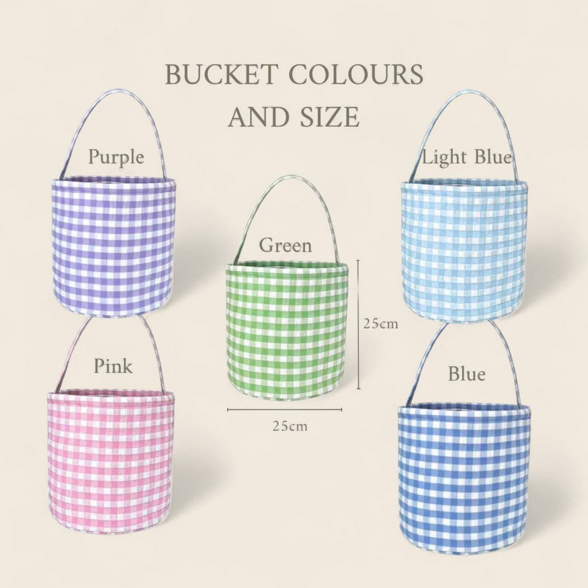 Personalised Storage Bucket - Ducks - Namesake Embroidery Studio