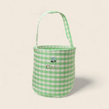 Personalised Storage Bucket - Hydrangea - Namesake Embroidery Studio