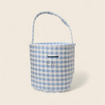 Personalised Storage Bucket - Picnic Boat - Namesake Embroidery Studio