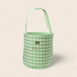 Personalised Storage Bucket - Tractor - Namesake Embroidery Studio