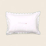 Pillowcase - Sage Scalloped Edge - Namesake Embroidery Studio