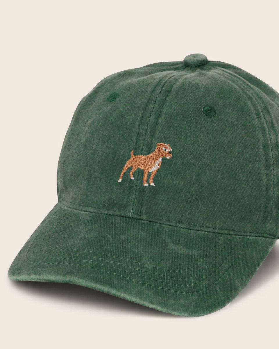 Staffordshire Bull Terrier Personalised Hat - Namesake Embroidery Studio