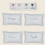 Woodland Friendly Fox Keepsake Linen Cushion - Namesake Embroidery Studio