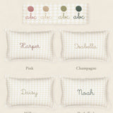 Woodland Friendly Fox Keepsake Linen Cushion - Namesake Embroidery Studio